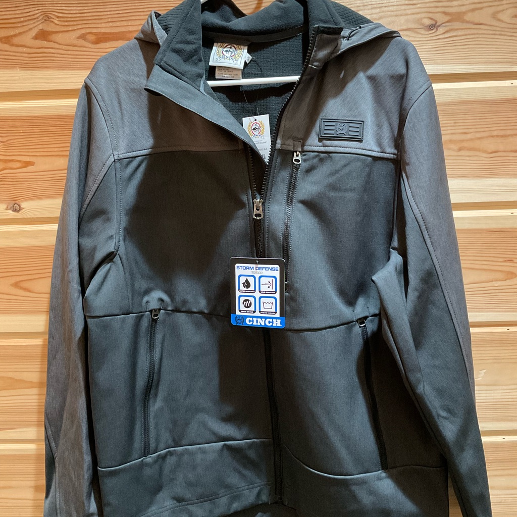 Cinch Men's Gray Hooded Jacket